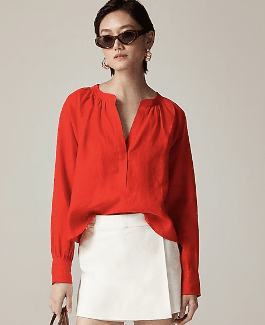The Best Everyday Shirts for Women Over 50 tania stephens 50 is not old fashion blogger linen